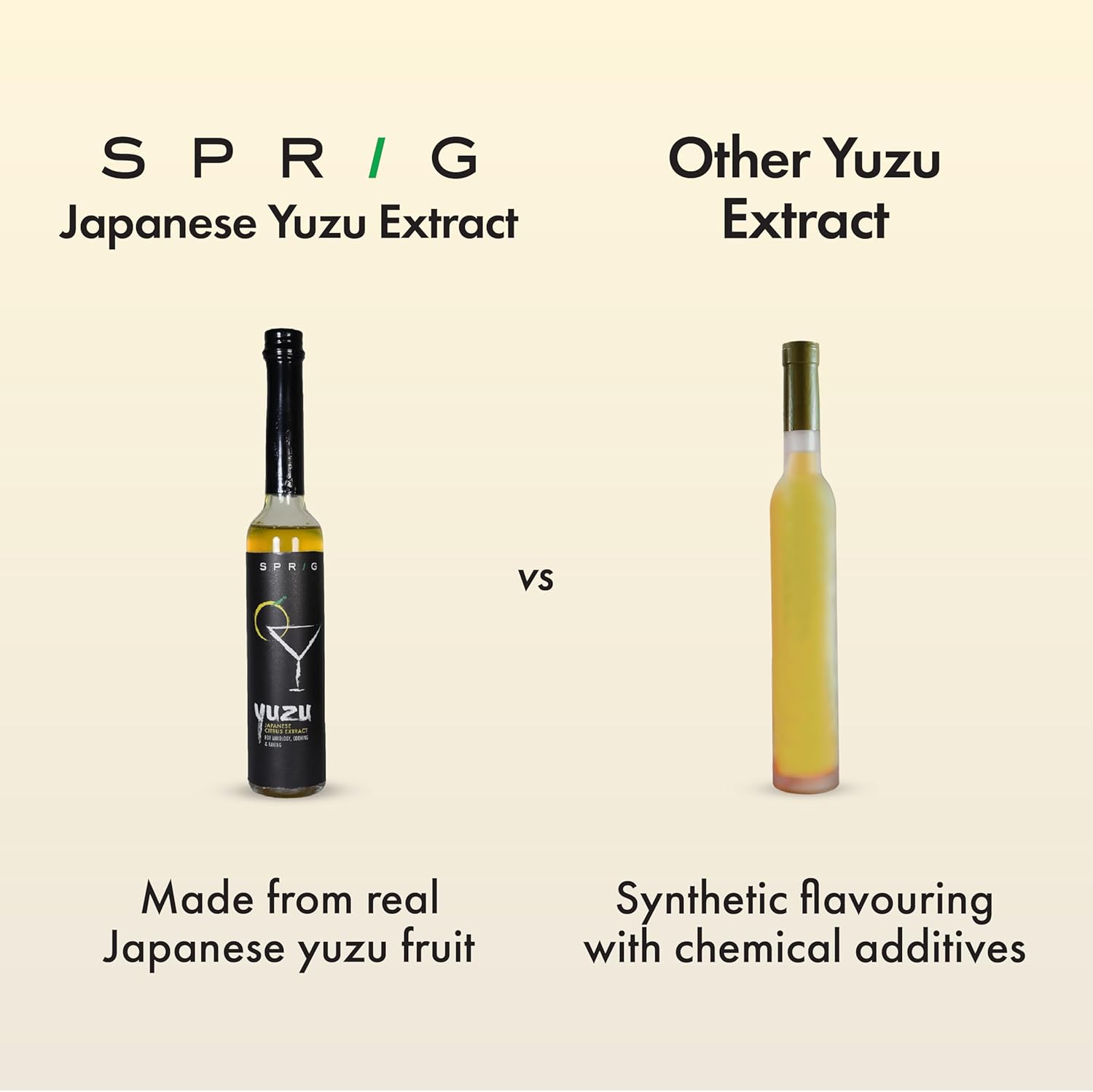 Pure, All Natural, Real, Gourmet Yuzu extract by Sprig, 4 ounces - Culinary Yuzu Extract for Cooking, Baking and Mixed Drinks