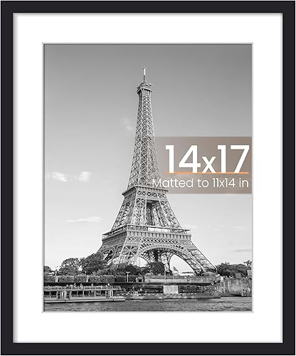 Vista 319 de upsimples - Portarretratos de 8.5 x 11 pulgadas, para fotos de 6 x 8 pulgadas con paspartú o de 8.5 x 11 pulgadas sin paspartú, marcos de fotos