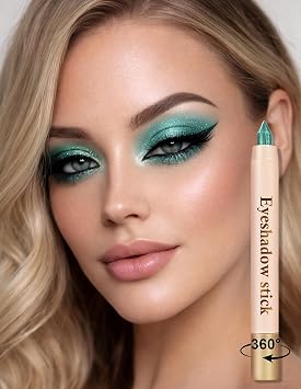Green Glitter Eyeshadow Pen Metallic Eyeshadow Stick #03