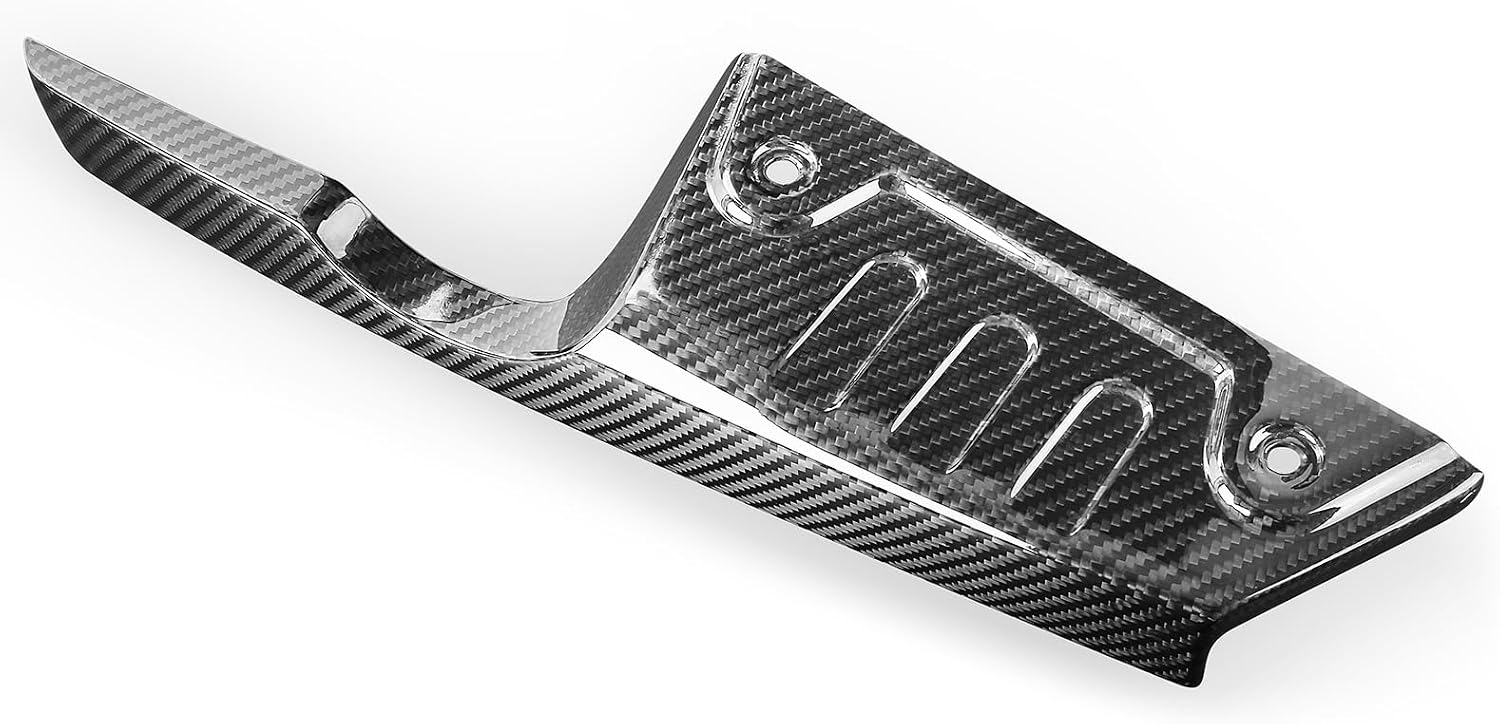 Chain Guards Compatible with Hon&da Monkey 125 Z125 Monkey125 2018 2019 2020 2021 2022 2023 2024 2025 Carbon Fiber Rear Chain Guard Mud Cover Protector Fairing Twill Weave Glossy