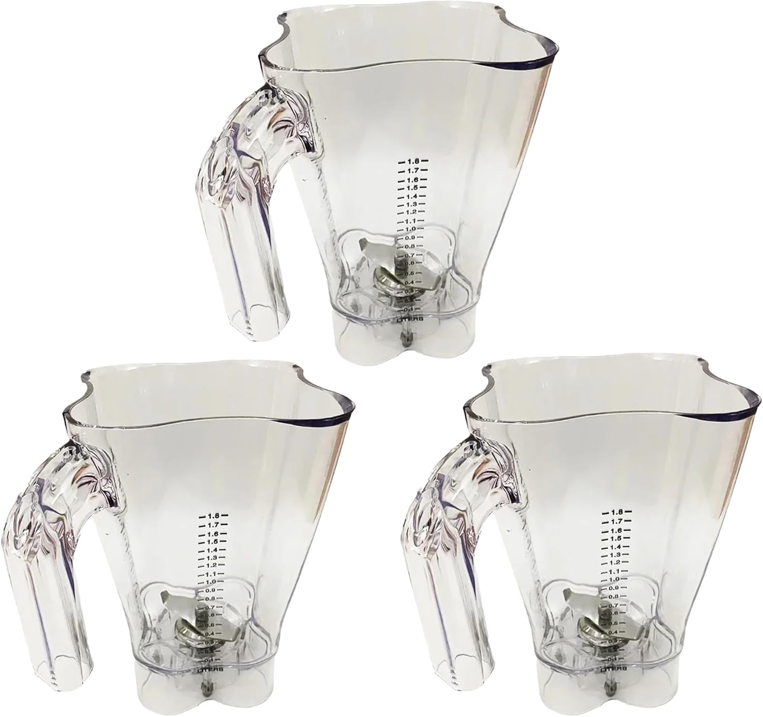 Mixing Cup,(without Lid) Blender Cup Body,Compatible For Hamilton Beach,for HBH550 HBH650 HBH850 Mixing Cup With Blade Part(5pcs)