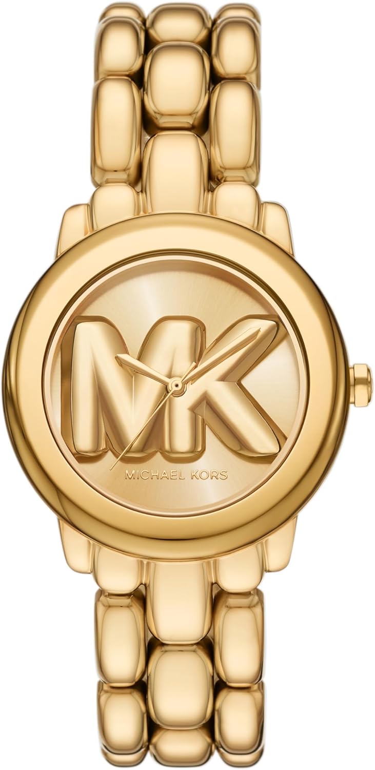 Michael Kors Women's Phoebe Three-Hand Gold-Tone Stainless Steel Bracelet Watch (Model: MK4923)