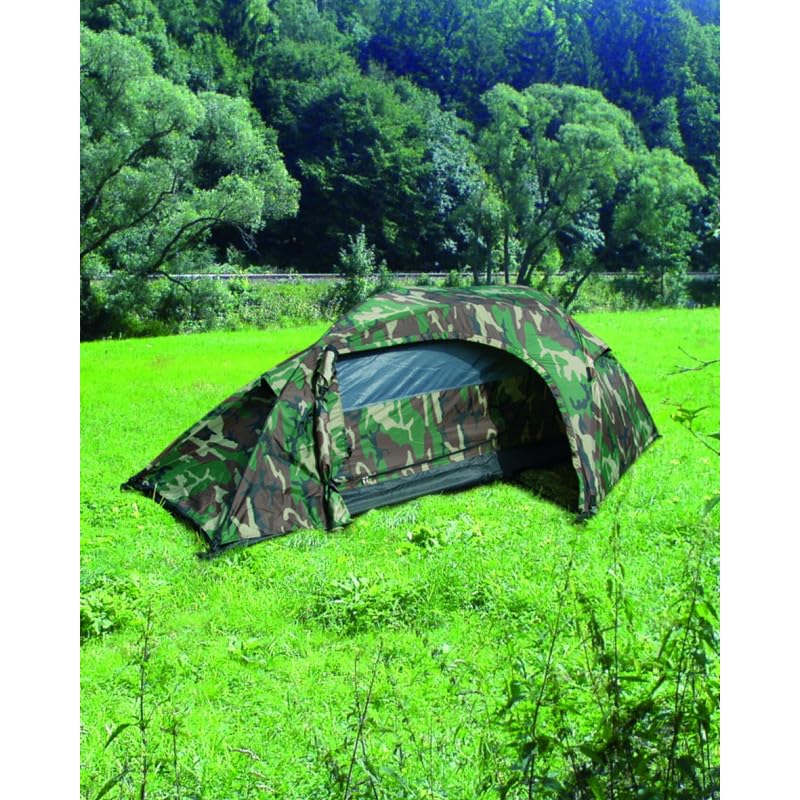 Mil-Tec ドイツ １人用テント ソロキャンプ Mil-Tec（ミルテック）のOne Man TENT RECOM レビュー！安くて