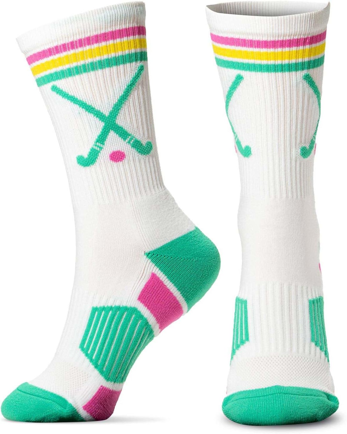 ChalkTalkSPORTSField Hockey Athletic Woven Mid-Calf Socks | Performance Socks for Field Hockey