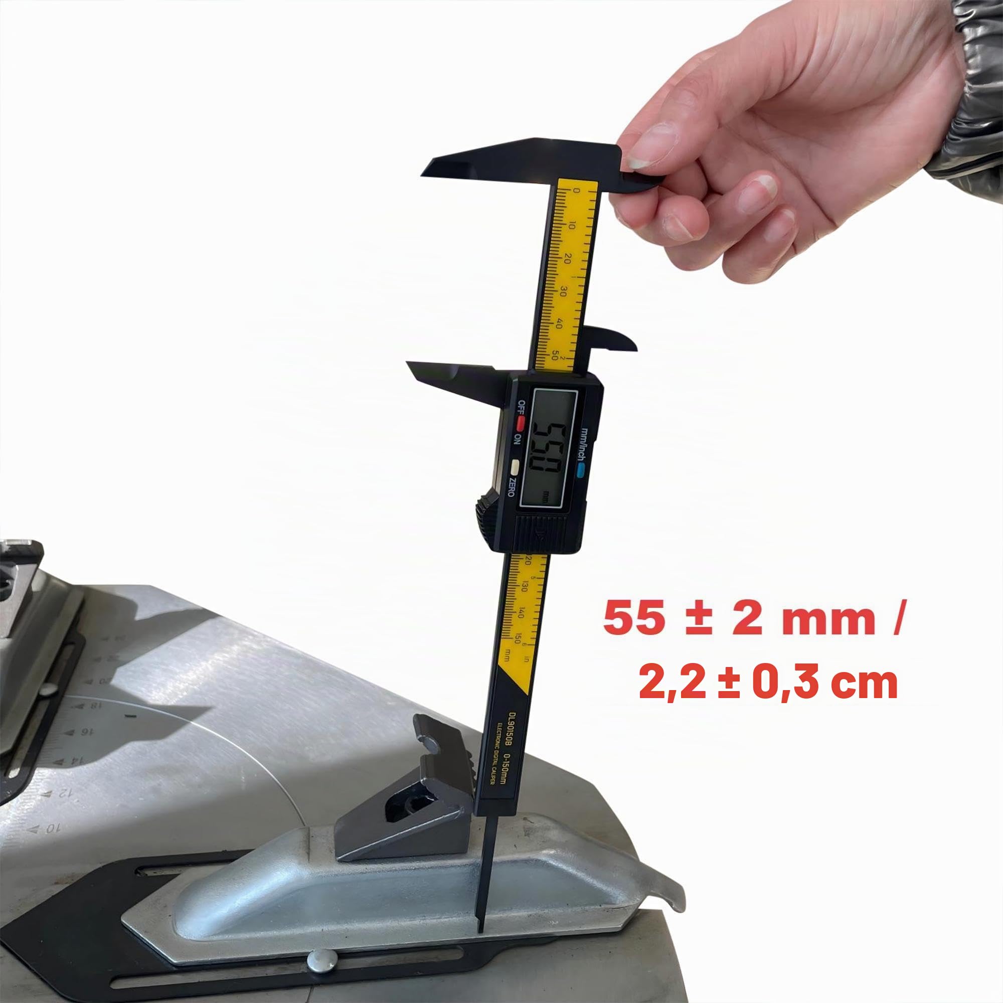 Cambiador de neumáticos/Máquina Adaptador de motocicleta para cambiadores de neumáticos (garra de mandíbula estándar por debajo de 49 mm), aumenta 4 pulgadas y disminuye 2 pulgadas en el