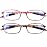 AQWANO 2 Pack Blue Light Blocking Computer Reading Glasses UV Protection Flexible TR90 Frame Lightweight Readers Glasses for Women Men +1.5