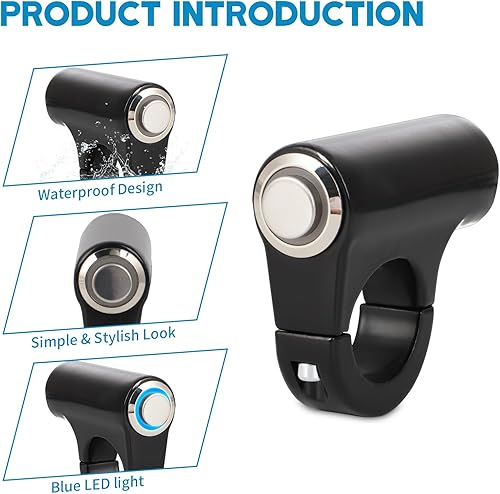 Miniatura 17 de Alpha Rider Kit de faros delanteros para motocicleta Talaria Sting R MX4 LED blanco brillante 6000 K alta transmitancia Plug and Play blanco Negro