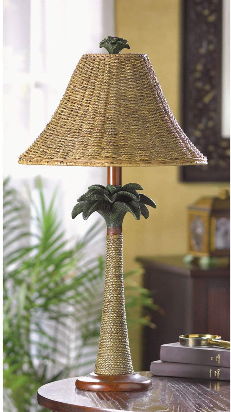 Palm Tree Rattan Lamp 10037989