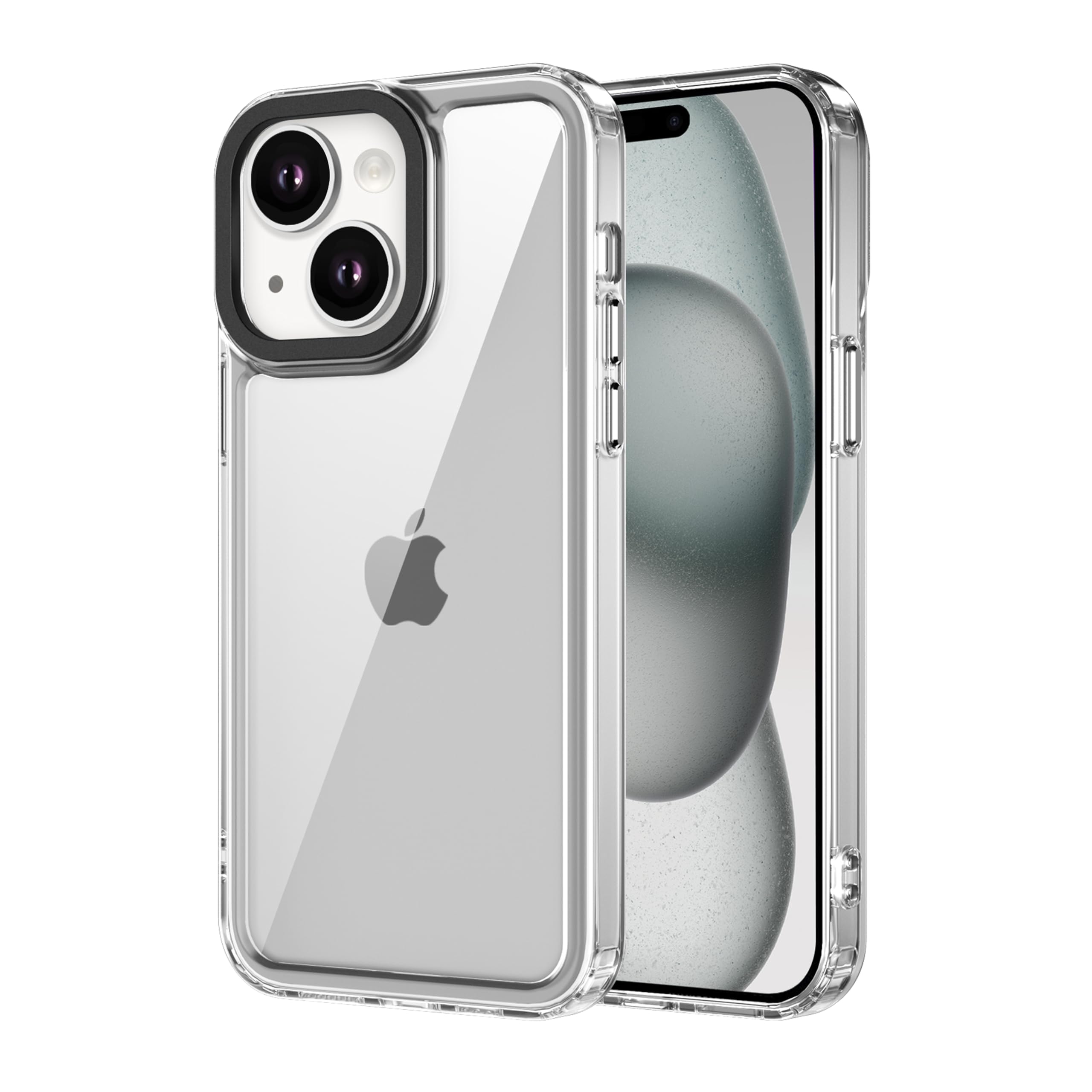 CEDO iPhone 15 Plus (6.7 inch) Hybrid Back Case Cover | Ultra Hybrid Drop and Camera Protection | Shockproof Bumper Transparent Back Crystal Clear 360 Degree Protection TPU+PC Cover (Clear) (B0CLM4M377) Amazon Price History, Amazon Price Tracker
