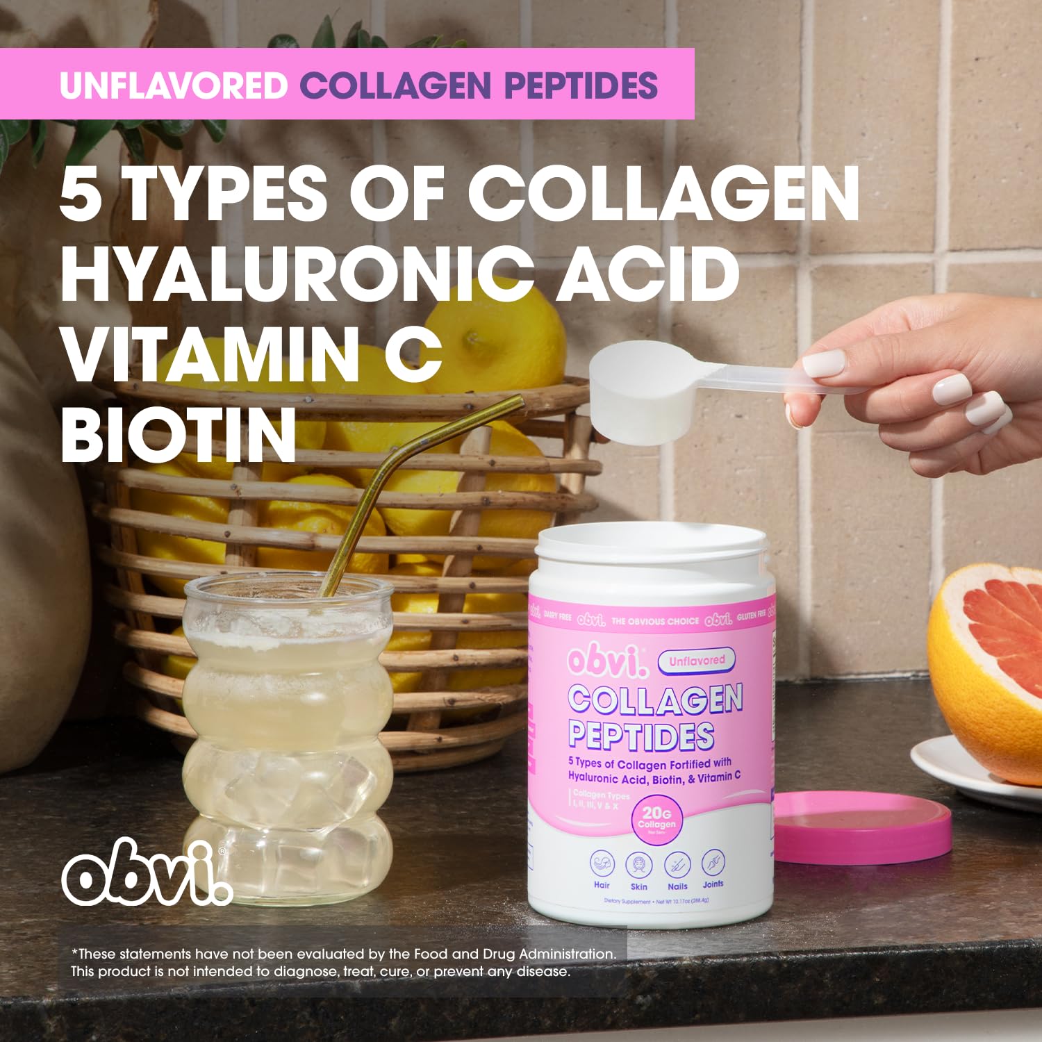 Obvi Collagen Peptides - Unflavored