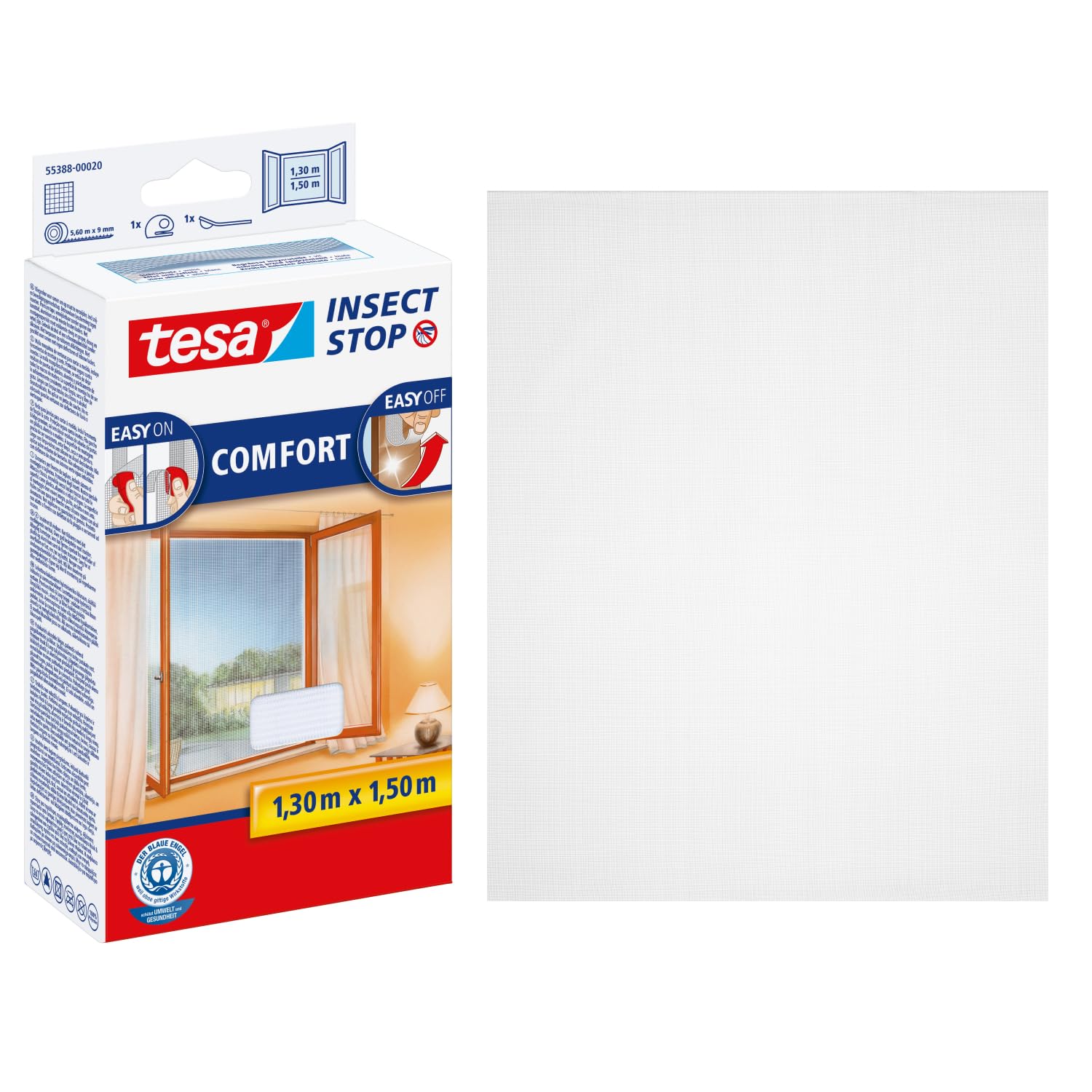 tesa Insect Stop Comfort Fliegengitter für Fenster