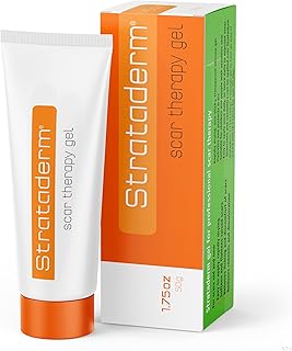 Strataderm Professional Scar Therapy Gel | Old and New Scars from General Surgery, Trauma, Wounds, Burns, Bites, Acne & Skin Disease | Reduces Redness, Discoloration, Discomfort & Itch | 50g (1.75oz)