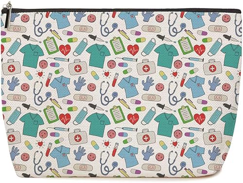 Regalos para amantes de la música, bolsa de maquillaje musical, bolsa de viaje para cantantes, amantes de la música, Guitar