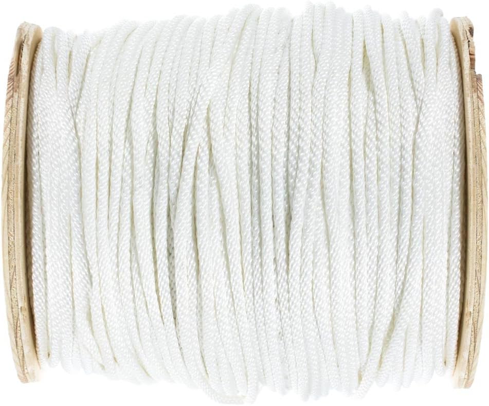 Golberg Solid Braid Nylon Rope - (Black, 1/4 Inch x 250 Feet)