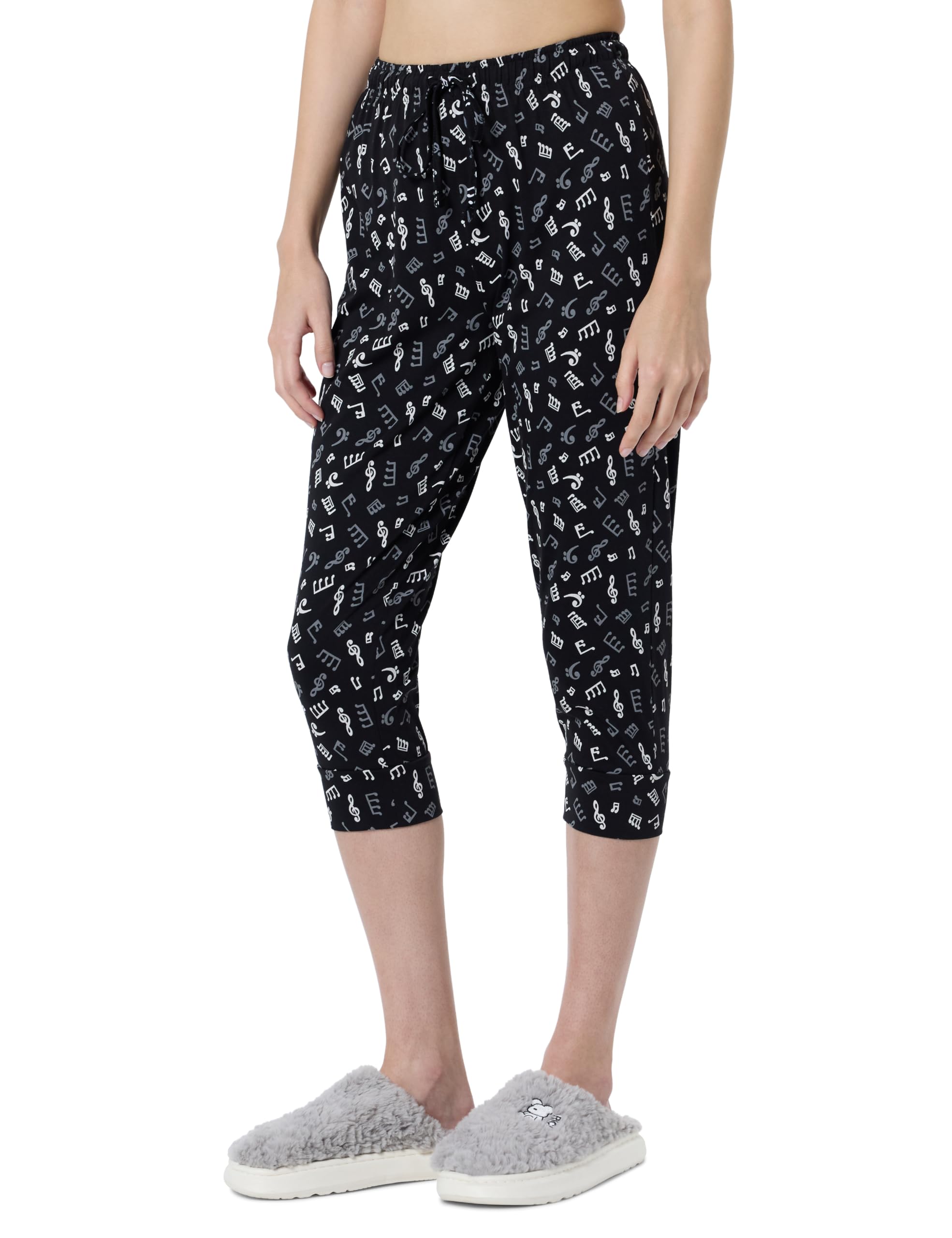 max Cotton Women's Printed Elasticated Casual Style Capris-picture-34