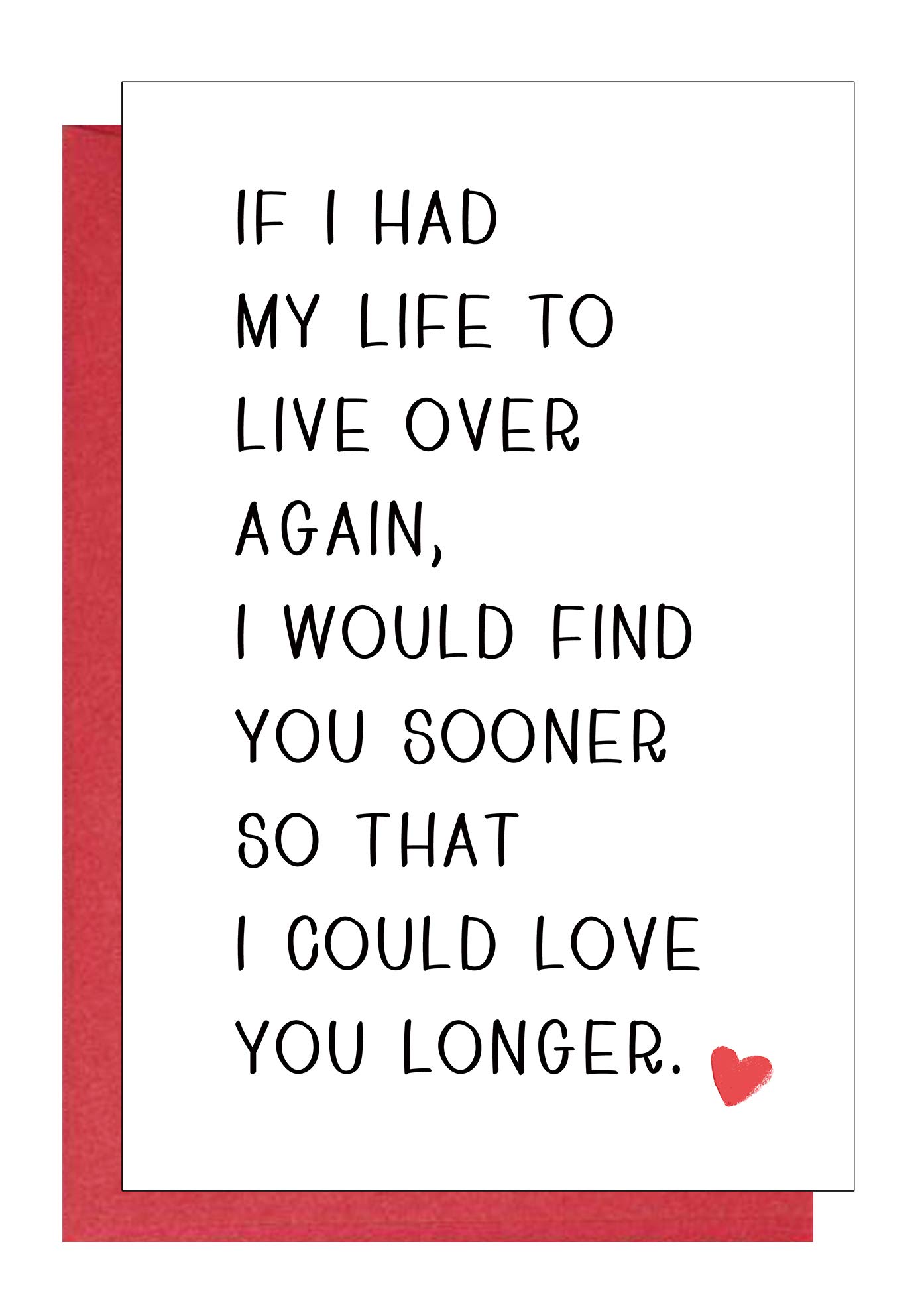 Amazon Com Romantic Anniversary Card For Husband Birthday Card For Boyfriend Valentines Day Card For Him Office Products