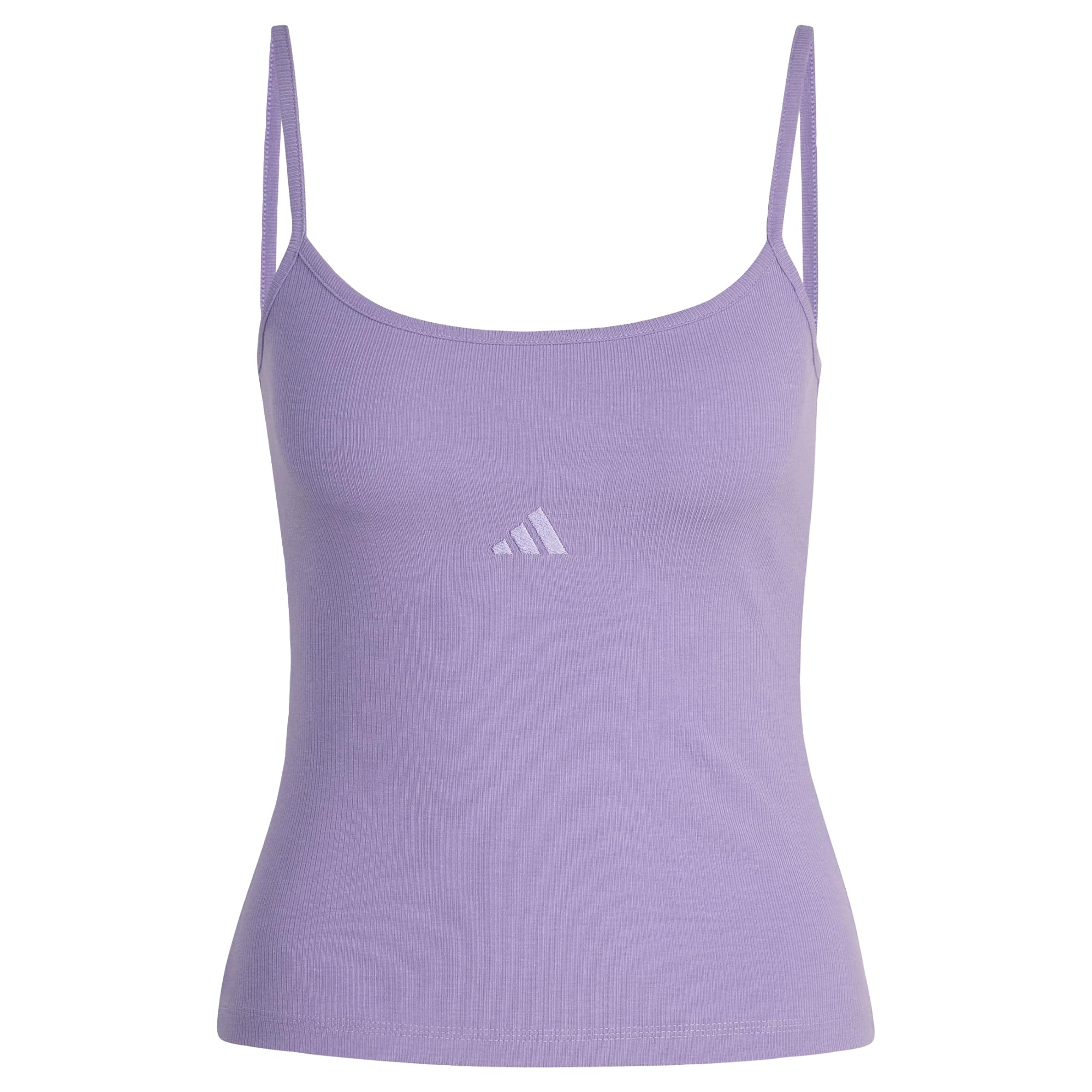 adidas Women's Seasonal Essentials Rib Top, Magic Lilac, XS