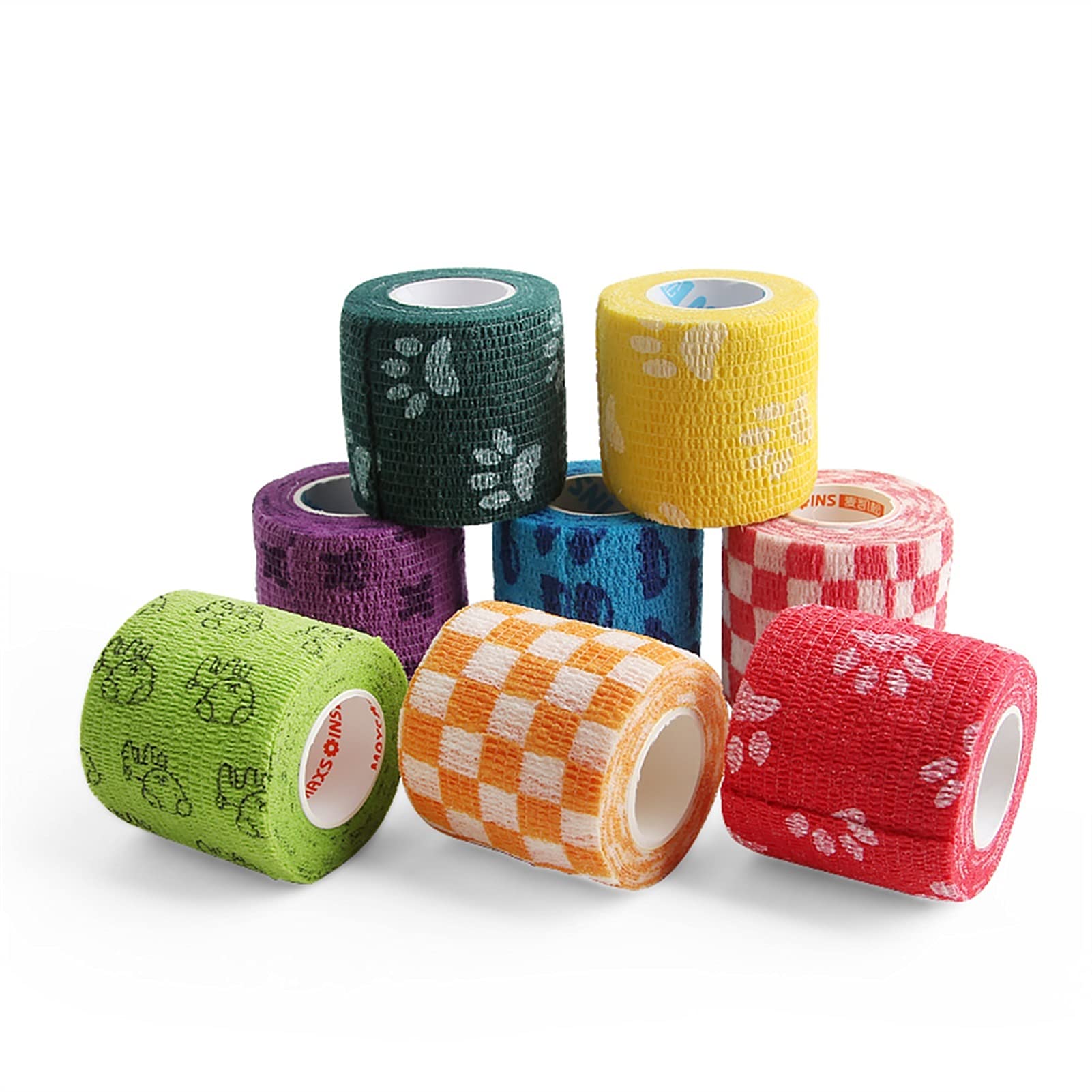 2pcs 5cm 4m Kinesiology Tape for Face Sport Finger Joints Wrap Therapy Bandage Strain Injury Support Elasticity Muscle