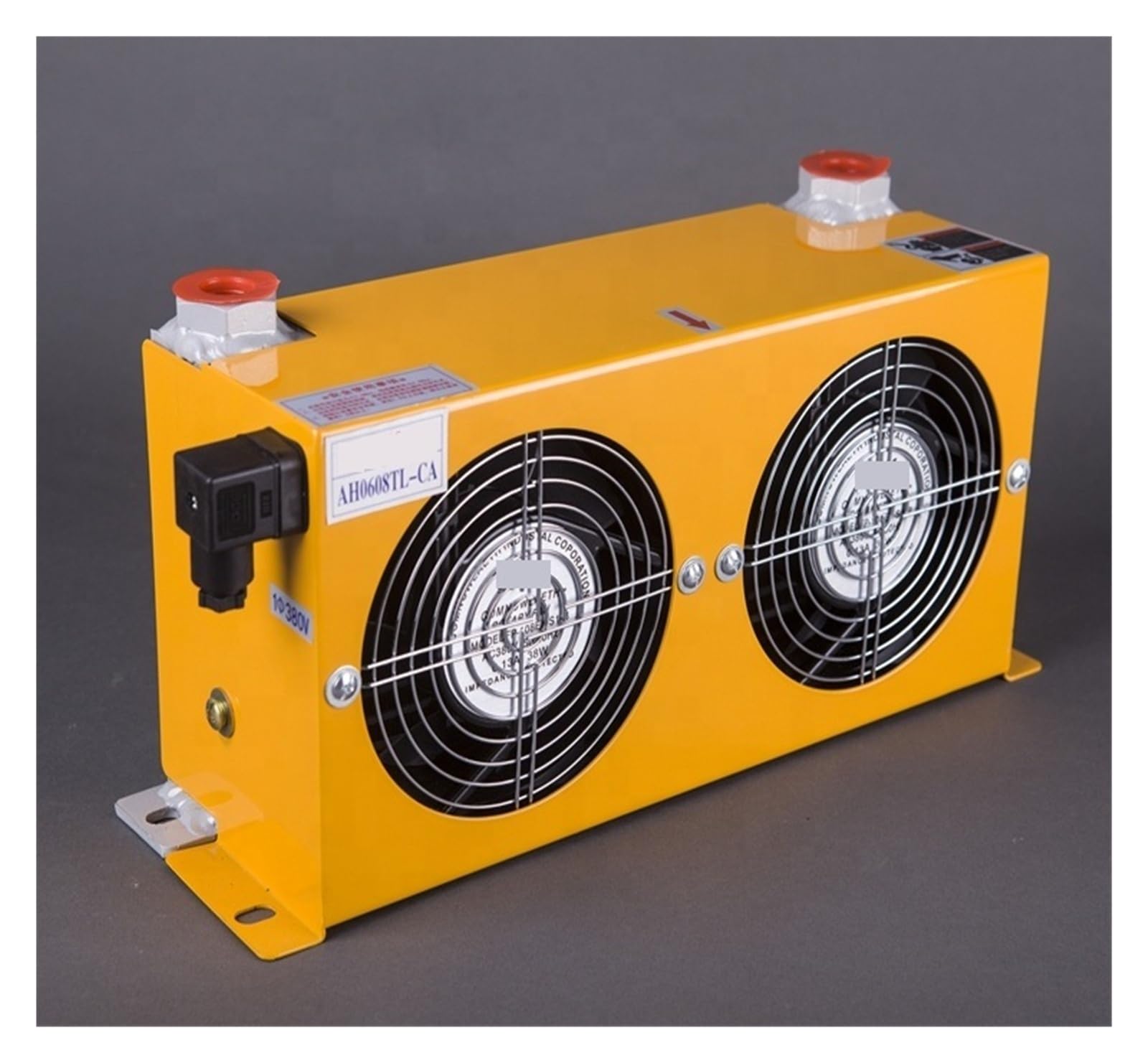 AH0608TL Raffreddatore d'aria idraulico in alluminio Ventola radiatore olio AC/DC con motore Scambiatore di calore raffreddato ad aria Flusso elevato(AC380V)