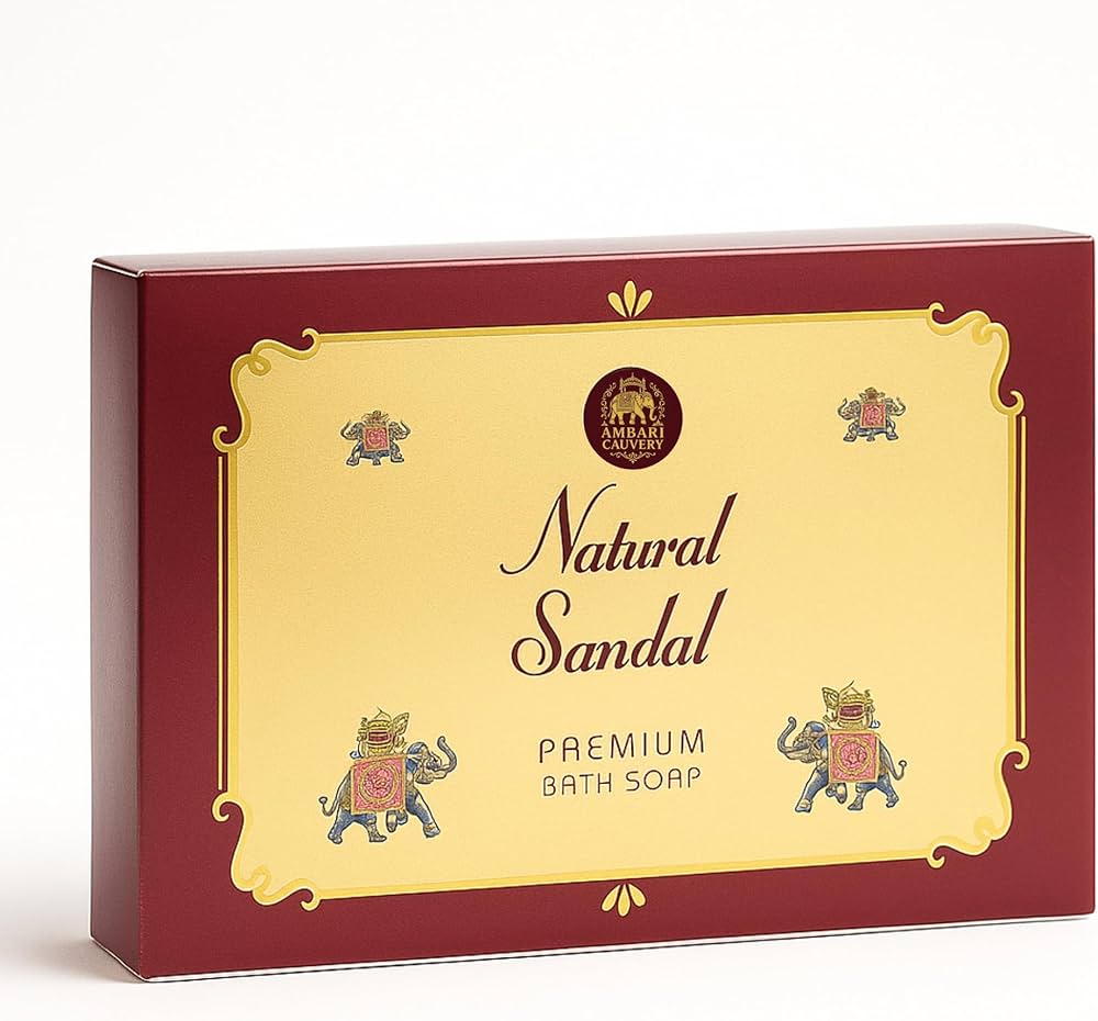 Buy Mysore Cauvery Sandalwood Bath Soap, Natural Skincare