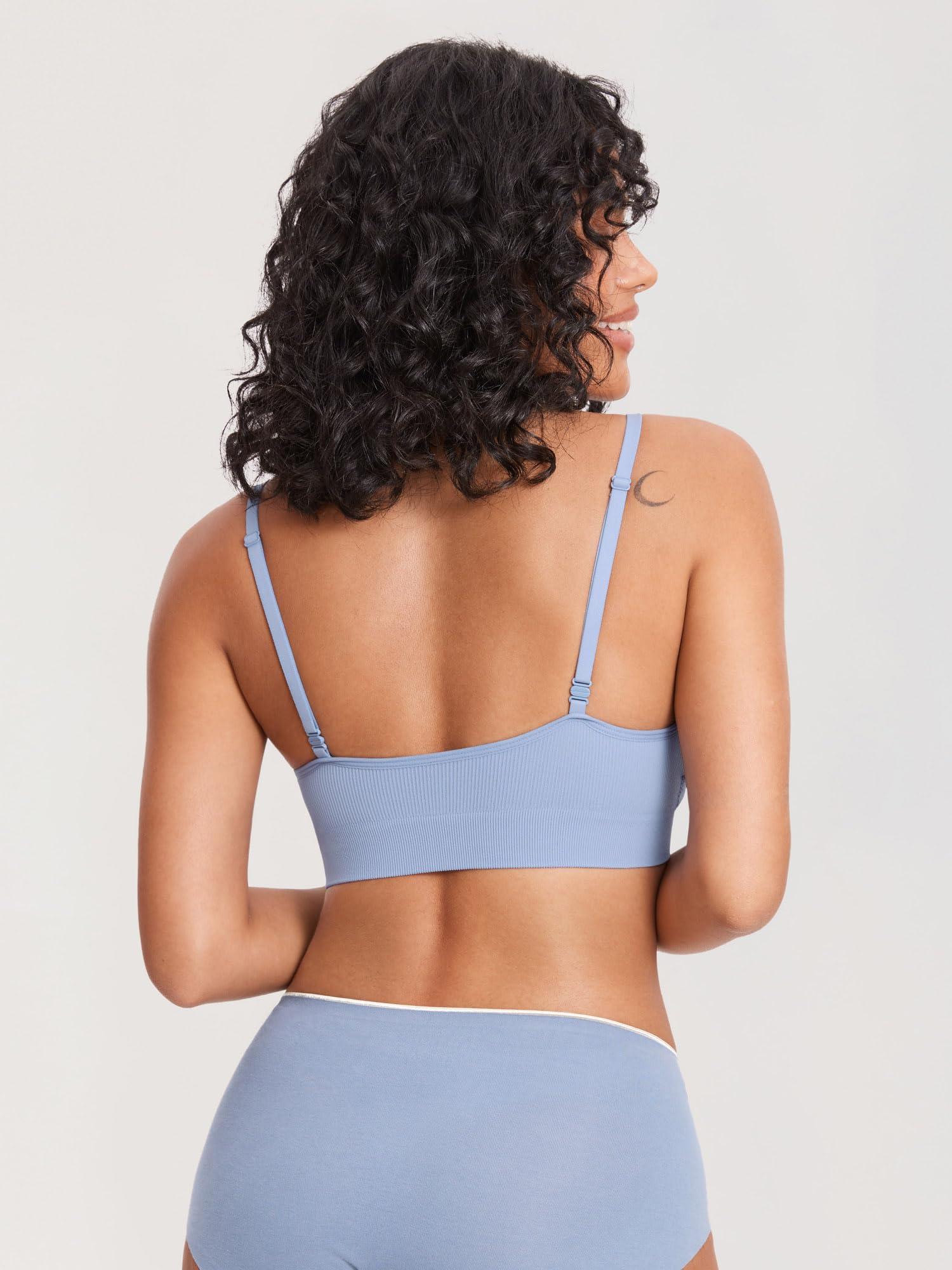 MOMANDA Soutien Gorge d'allaitement sans Armature Invisible Maternité Confortable de Nuit avec Coussinets Amovibles