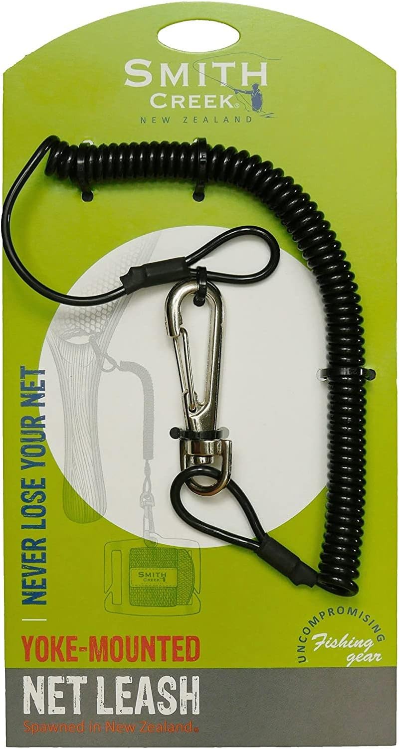 Net Leash, Yoke Mounted Coiled Lanyard