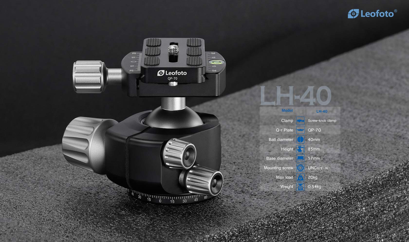 新品未使用　カーボン三脚 LS-323C＋LH-40PCL【Leofoto】 LS-323C カーボン三脚 レンジャーシリーズ Leofoto | 株式会社