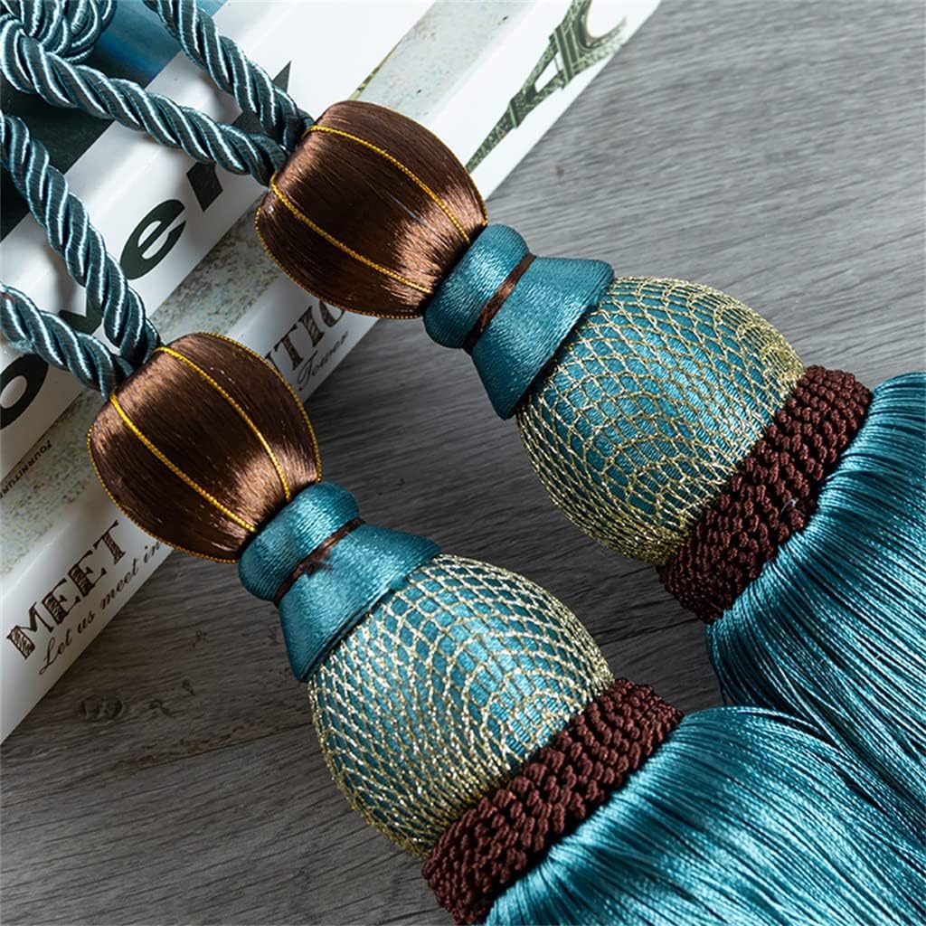 FMURY Curtain tie Rope a Pair of Creative Decorative Accessories Hanging Ball Tassel Single Ball Hook Strap