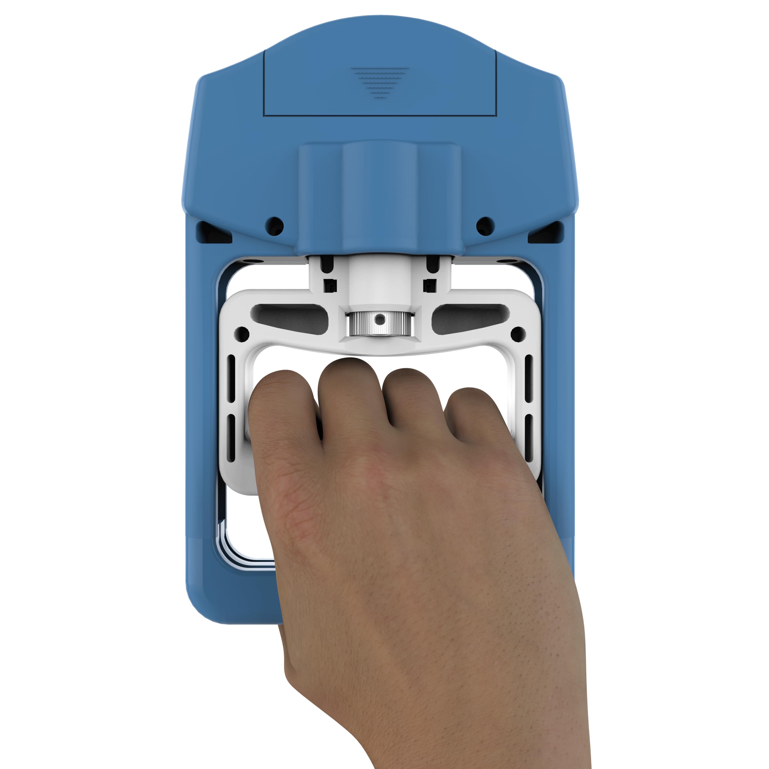 CAMRY Dinamometro Digitale per Mano, Misuratore di Forza di Presa, 198 Libbre / 90 Chilogrammi, Cattura Automatica della Potenza di Presa Elettronica, Blu e Bianco