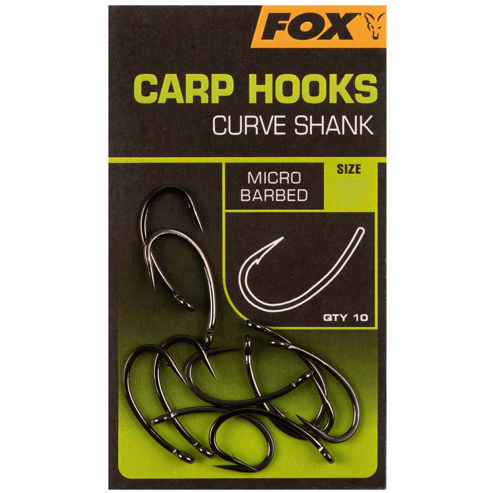 Fox Curve Shank Carp Hooks (6)