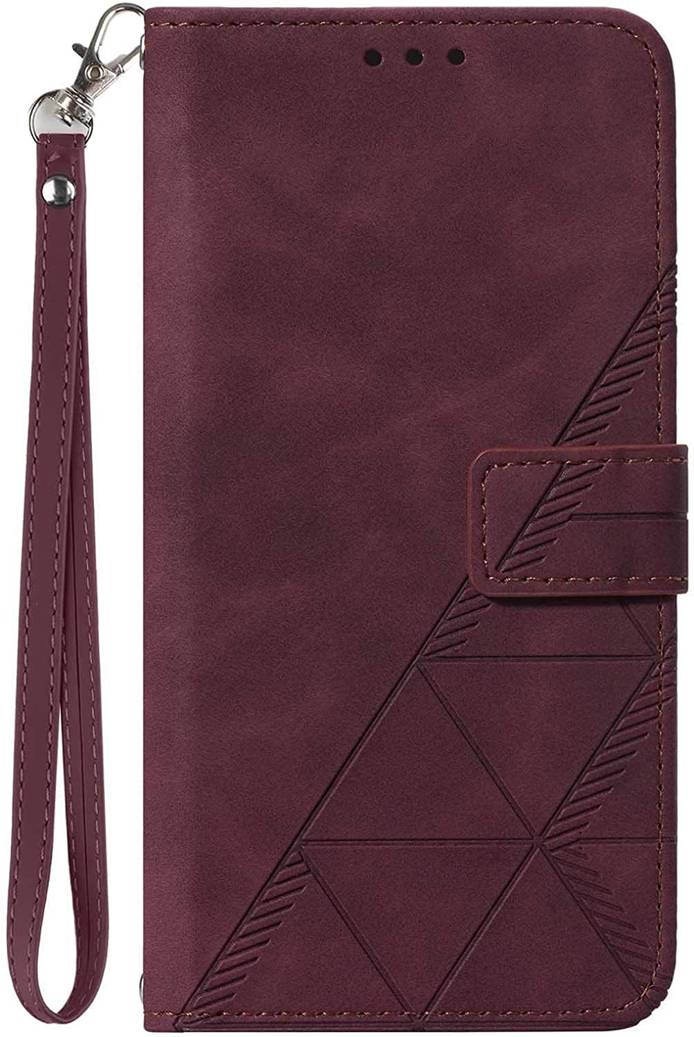 Coque iPhone 14 Pro anti-trace rouge protégeant l'écran par rabat aimanté - 8