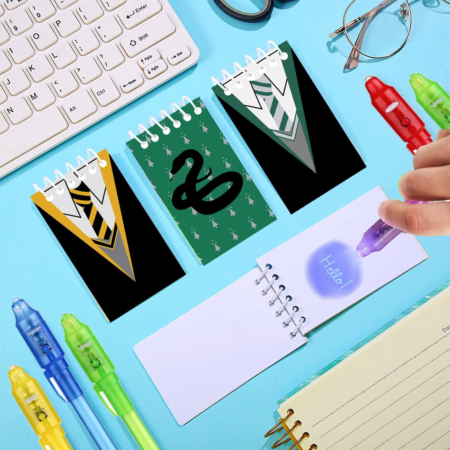 12 Penne UV E 12 Taccuini Super Plumber - Regali Per Feste Di Compleanno E Bambini - Foto 13