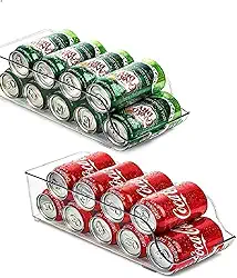 Porta Latas Em Acrílico Multiuso, Porta Latinhas, Organizador em Acrilico, Organizador de Geladeira - Casa e Cozinha (Porta Latinhas - 1unidade)