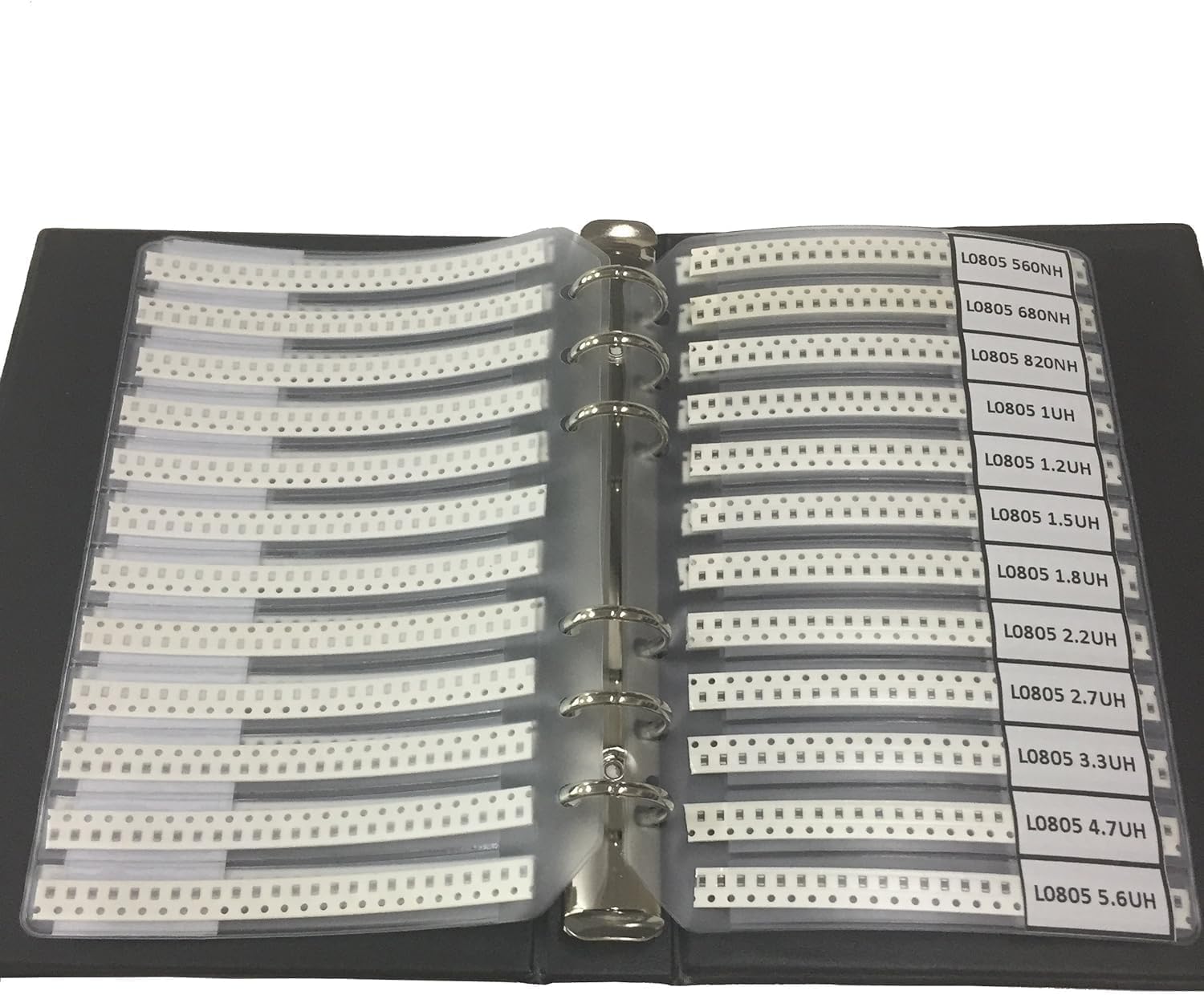 Kit Surtido De Inductores De Chip SMD S 0805, 44 Valores X 25 Piezas, Libro De Muestra Surtido