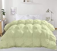 Vista 8 de Juego de ropa de cama plisada de 3 piezas de 100% algodón (edredón + 2 fundas de almohada), tamaño individual