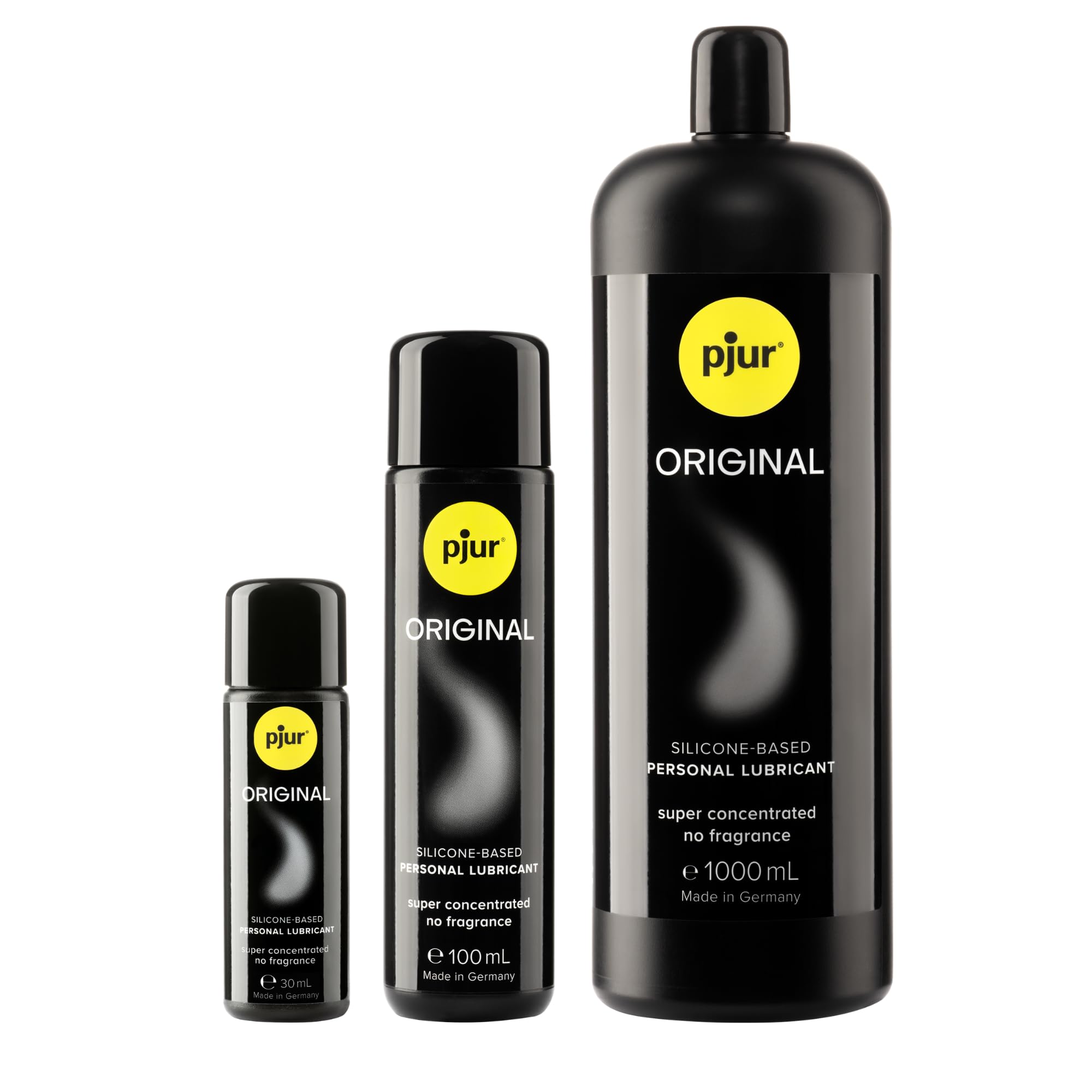 pjur ORIGINAL BigPack - Langanhaltendes, extra-samtiges Silikon-Gleitgel und Massageöl für mehr Genuss - kompatibel mit Latexkondomen - ohne Aroma, Parfüm oder Konservierungsmittel (1.230ml)