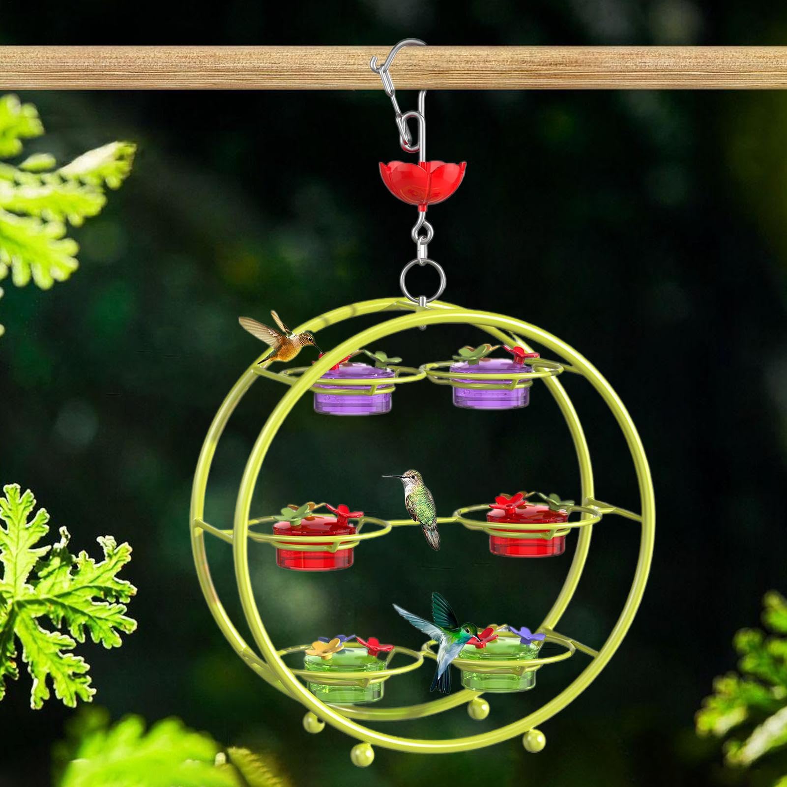 Mangeoire En Métal À Colibris Stations D'Alimentation Pratiques Et Exquises