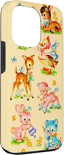 Miniatura 3 de Funda amarilla retro de los años 50 para iPhone 13 Pro