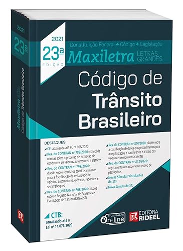 Código de Trânsito Brasileiro - Maxiletra - 23ª Edição (2021)