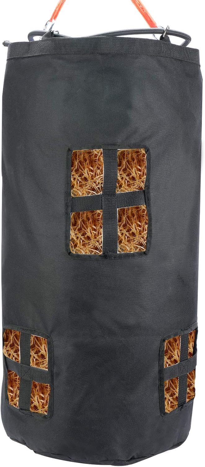 PeiterWeit Round Horse Hay Bag Hay Bale Storage Bag，Suitable for Hay Storage and Herbivore Feeding : Pet Supplies