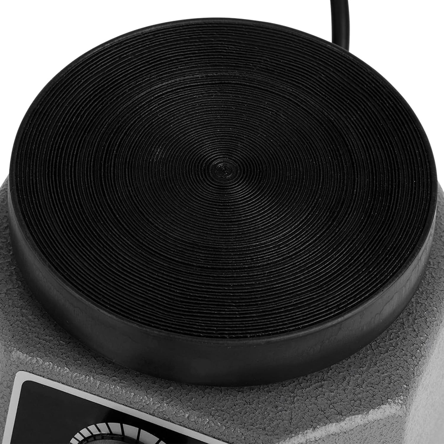 100W Elektrisch Gipsrüttler Rüttelplatte, 4'' Round Dental Lab Oszillator Runder Gipsrüttler Dental Gipsrüttler Lab Equipment Vibrator Dentallabor