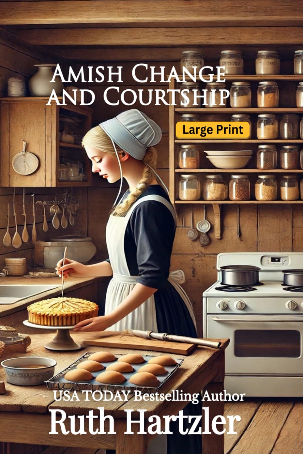 Amish Change and Courtship Large Print (Amish Hearts and Homesteads Large Print)