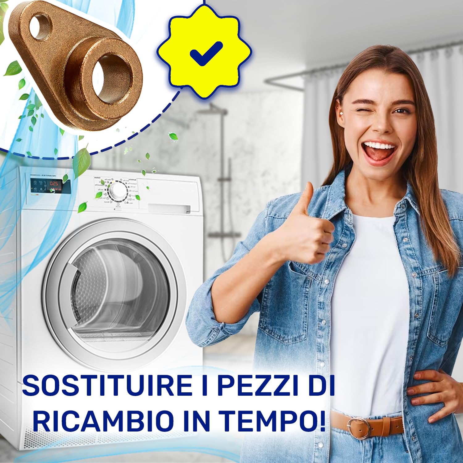 Kit Del Cuscinetto Dell'asciugatrice LG | Italia - Foto 7