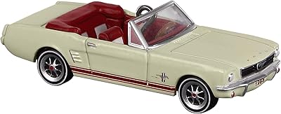 Hallmark Keepsake Mini Christmas Ornament 2019 Year Dated 1966 Lil' Classic Cars Miniature, Metal, 0.57", Ford Mustang