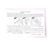 Vista 6 de Kit de Punzón Manual de Chapa Metálica con Apalancamiento Compuesto