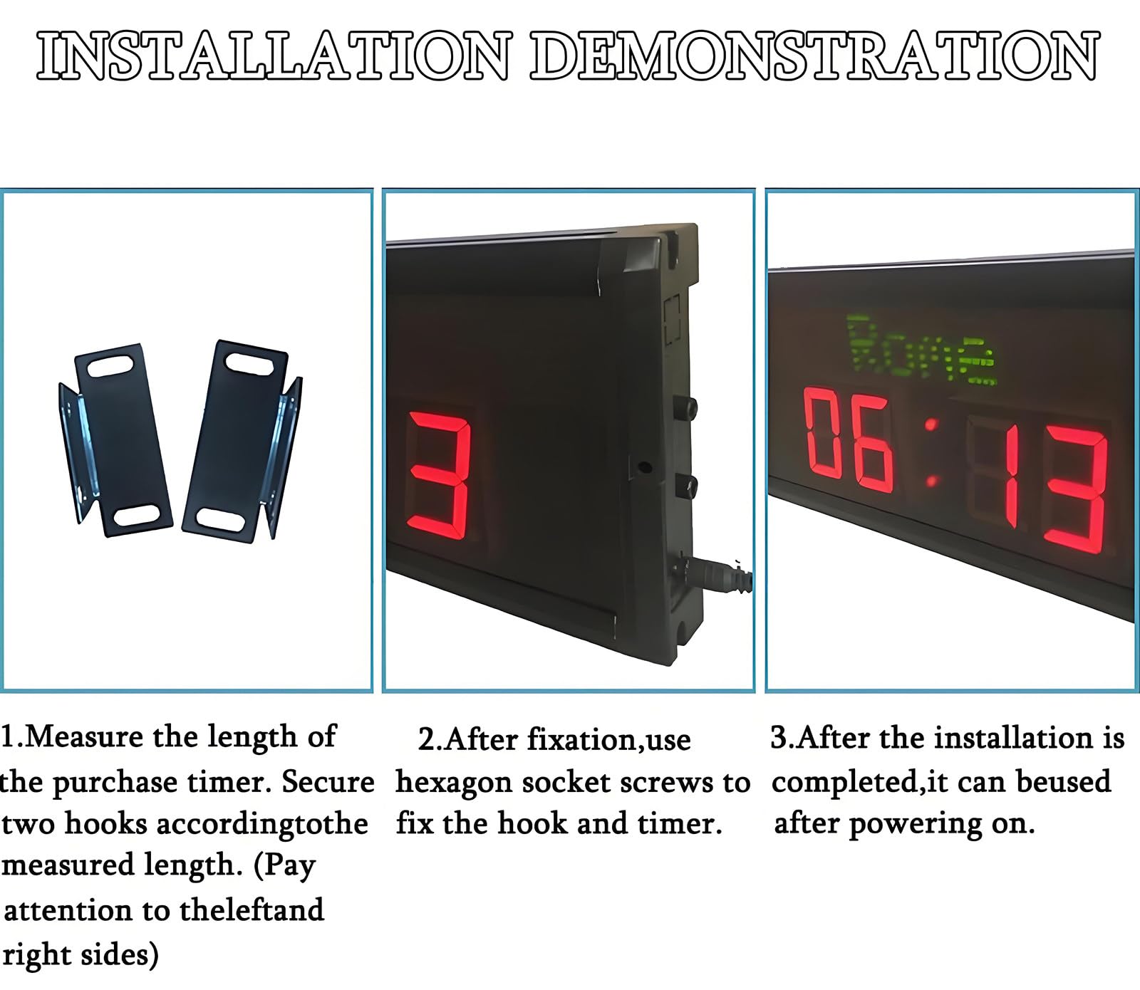 Orologio digitale a LED, display con fusi orari multipli per hotel, aeroporti, aziende, 3/4/5 città, orologio da parete per uso multinazionale, 5 fusi orari