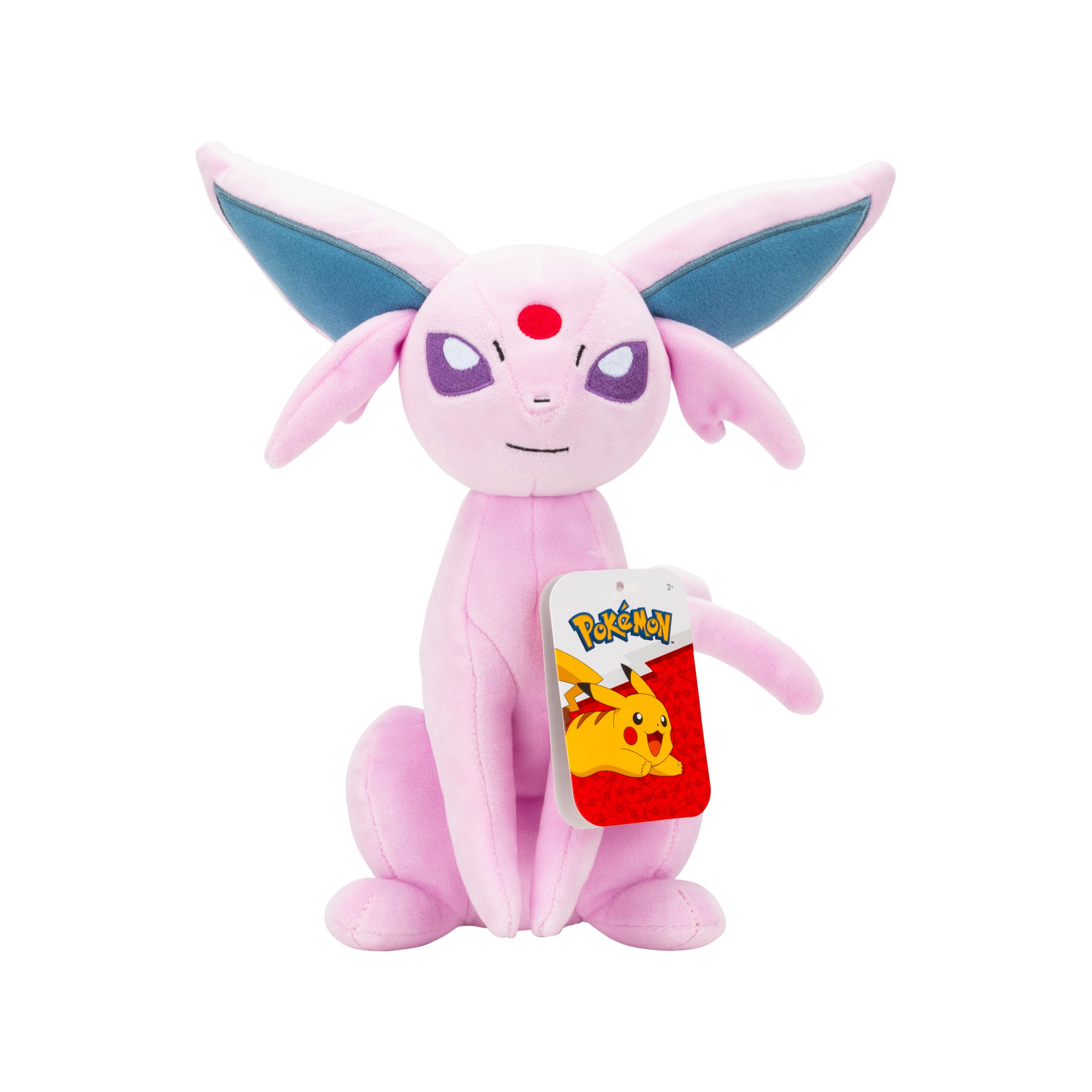 Pokémon Plush 20 cm Espeon - Blue/Purple - Official Pokemon stuffed collectible toy for children 2+