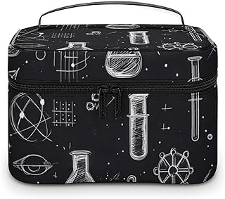 Large Travel Makeup Bag Organizer Leather - T...