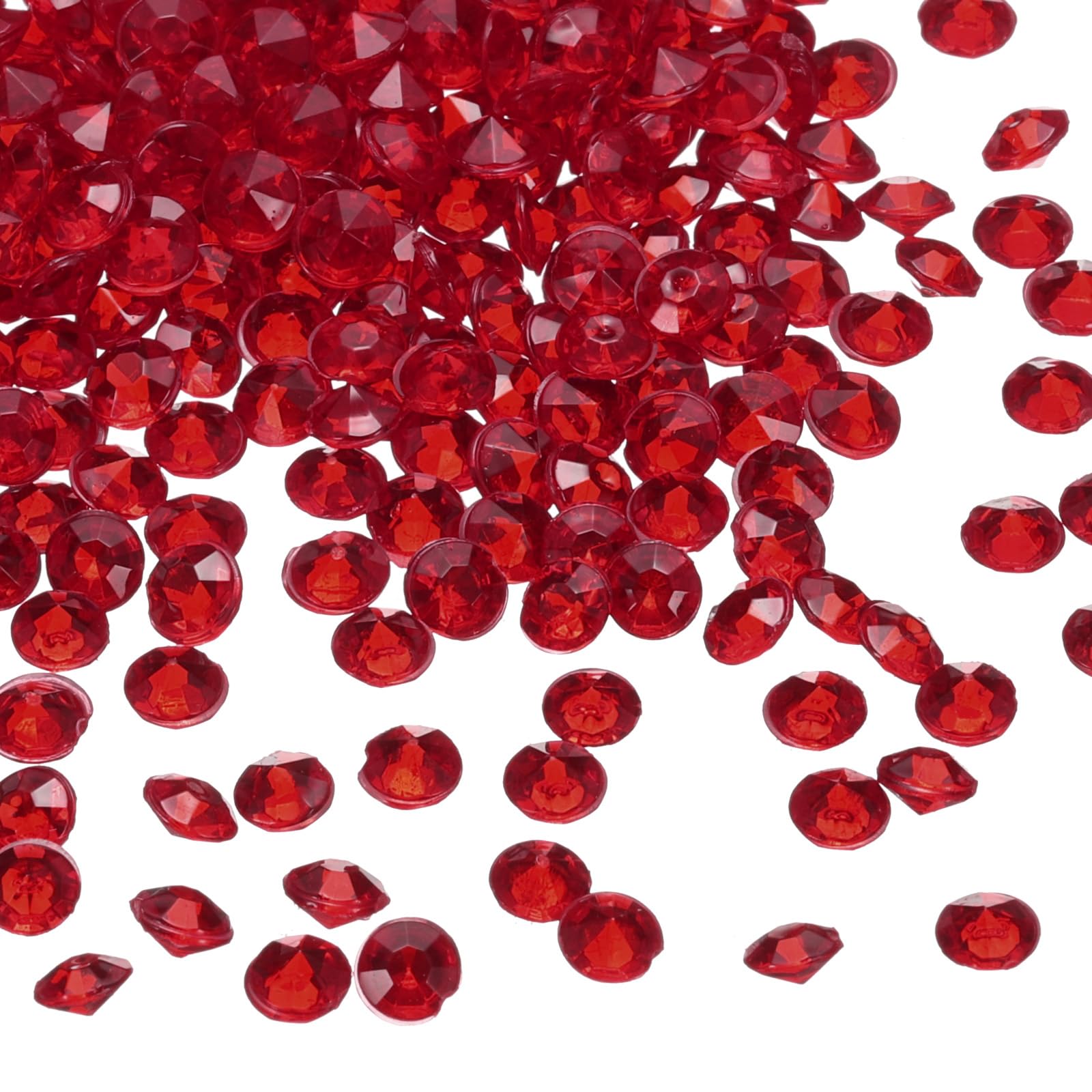 Muiltvoe 5000Pcs Wedding Table Scatter Confetti Fake Crystals Acrylic Diamonds Rhinestones Vase Fillers Gems for Crafts,Table Centerpiece Decor, Bridal Shower Party (Dark Purple, 4.5mm)