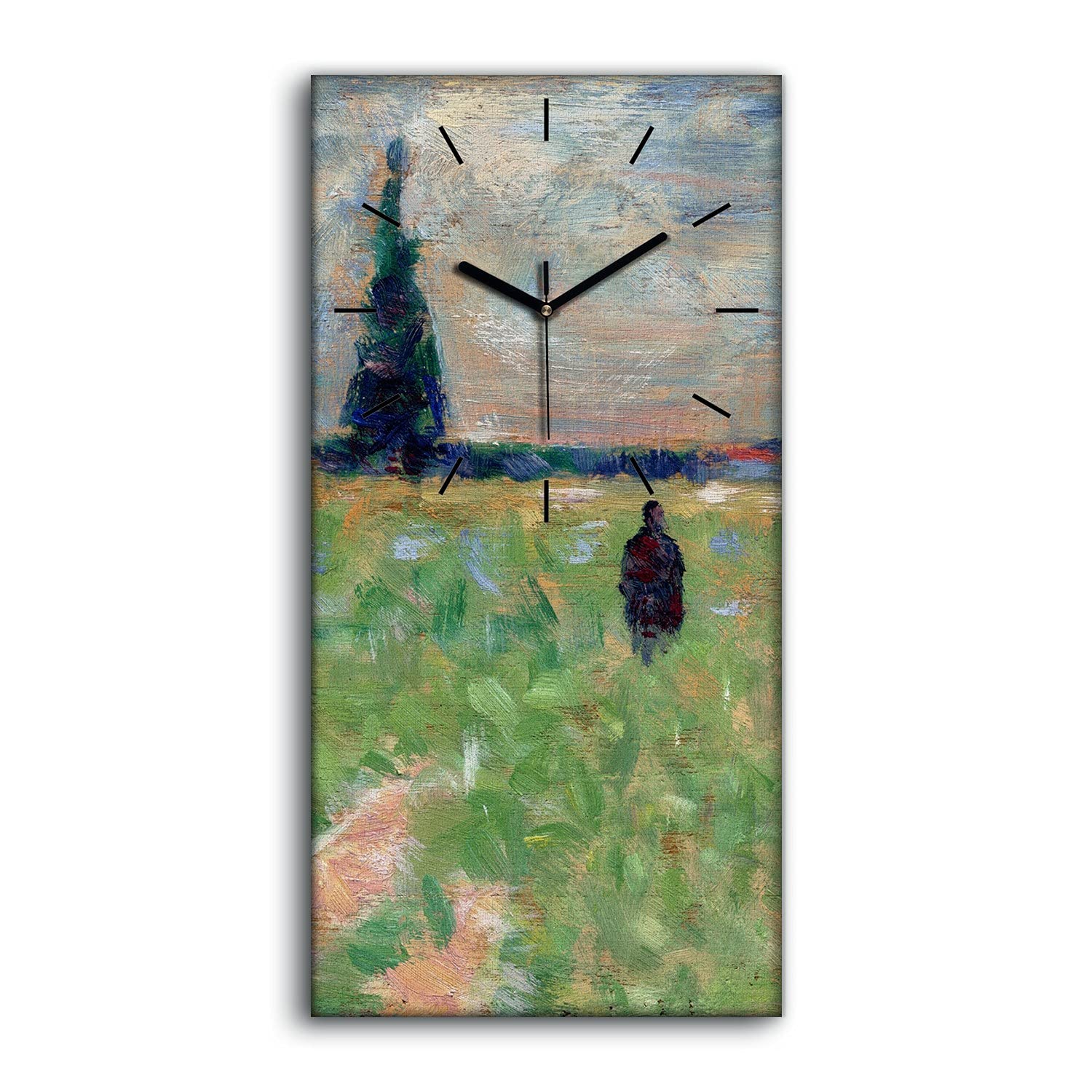 Horloge sur Toile Ne Pas tic tac en Silence Salon 30x60